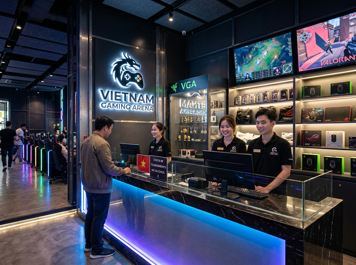 Sảnh lễ tân Jerqeni Game Club